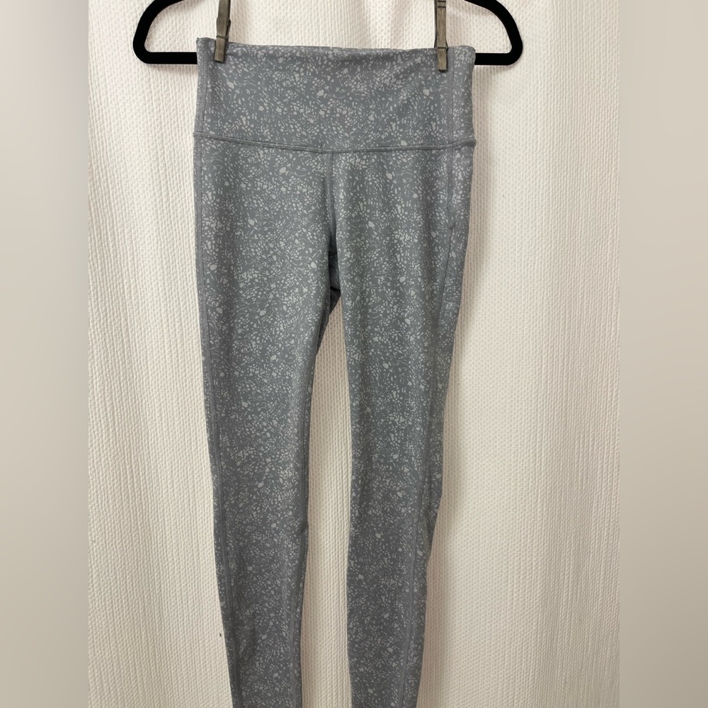Athleta Gray Patterned Leggings XS